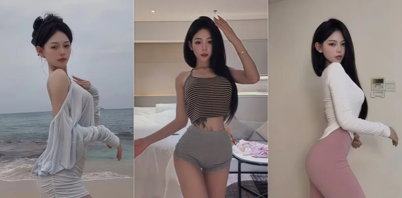 抖音御姐网红燕大帅人设崩塌！线上火辣骚御姐紧身擦边舞迷倒粉丝 线下竟是精神小妹狂嗨 多P传闻炸锅 电鸽会员骚扭福利真流出