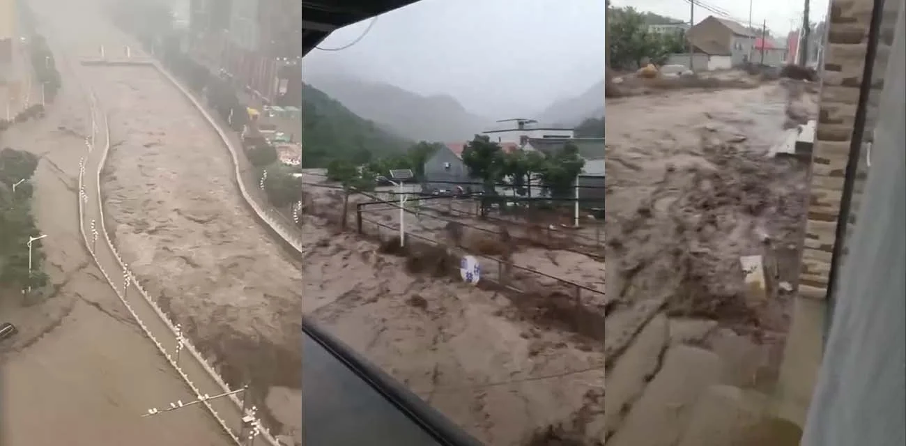 北京门头密云 沟房山等地河水暴涨 遭遇极端强降雨致30死 已超过50年一遇的洪水级别
