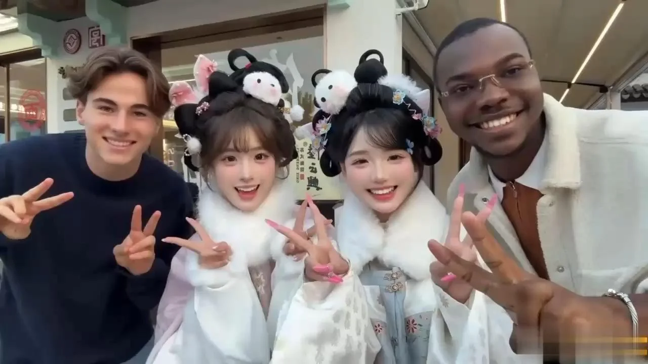 抖音 COSPLAY萝莉网红 萌一个 与黑人酒店开房视频 从厕所插到床上淫水淌一地