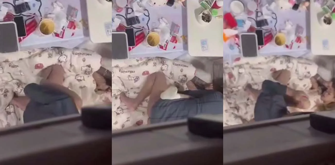 女生宿舍 舍友把男朋友带回宿舍激情忘我做爱 该不会以为宿舍没人了吧