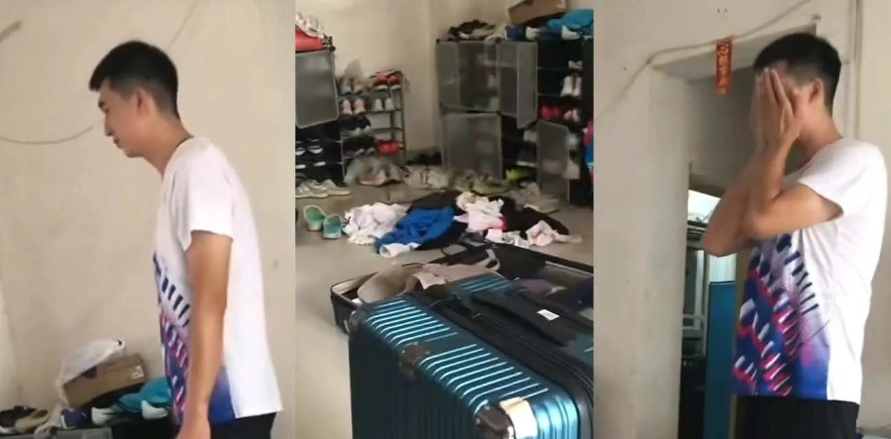 抖音男网红 去运动员宿舍偷袜子内裤 被抓到后曝光 这个世界真是太癫了