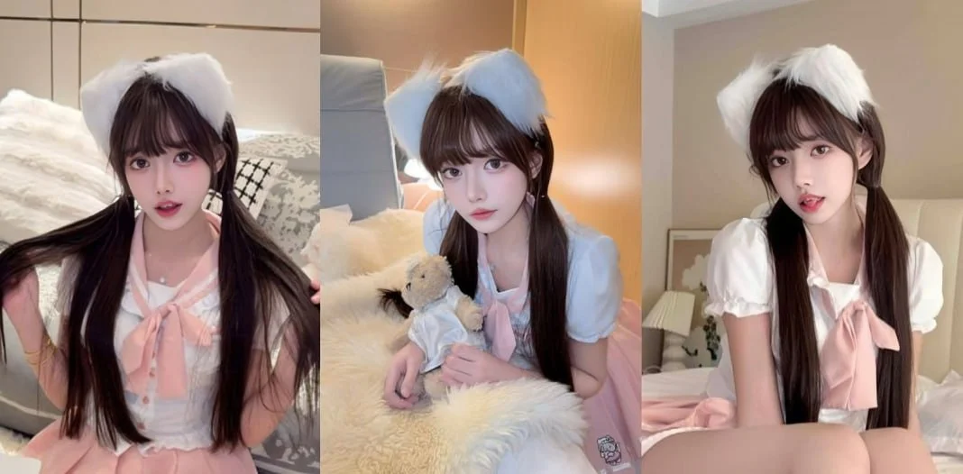 极品初音coser 女神的两根假鸡巴自己玩到高潮四次 不停喷水 小逼都被玩坏了 这个颜值对着你喊主人 谁受得了！