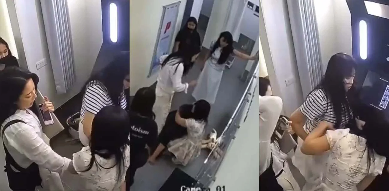 越南河内 自拍亭发生的事件 韩国女子在越南殴打当地人引众怒