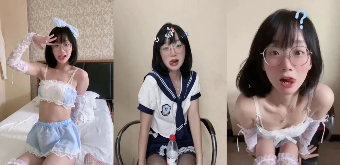 抖音网红 反差眼镜妹 王胜利 微密圈定制私拍流出 清纯脸庞配反差动作 人间极品全网炸裂！
