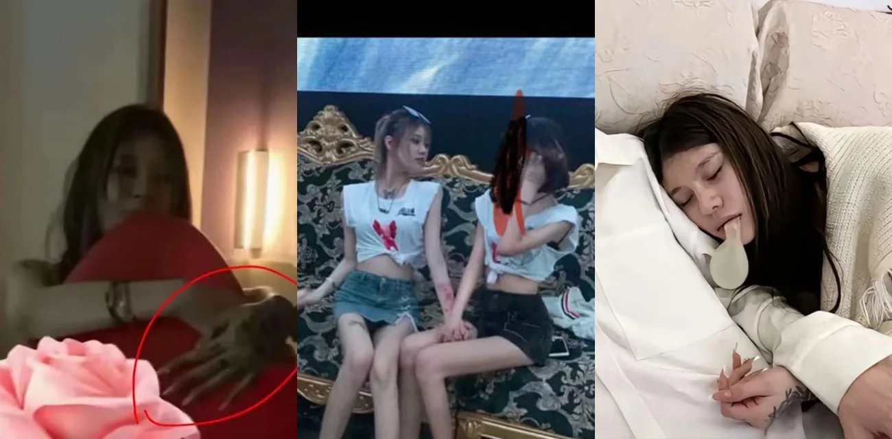 抖音网红  妍妍酱  聚众吸笑气被警方逮捕   16岁被柬埔寨盘总包养陪玩吸毒片段疯传完整版