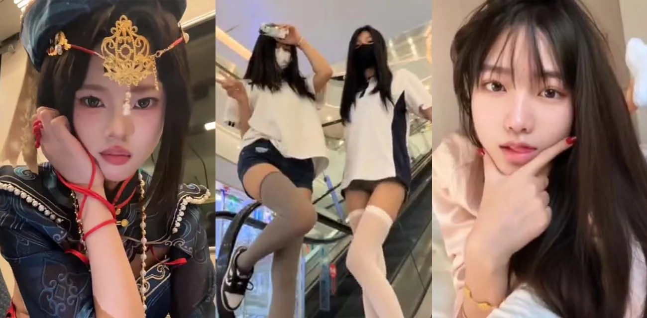 抖音网红 娇七 联合黑魔仙强强联手 露脸黑丝搔首自慰 两条大长腿太极品了