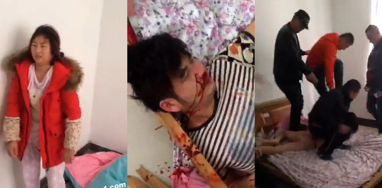 每日一抓 聾哑人家里捉姦后找人群殴小三 监控拍下震撼现场