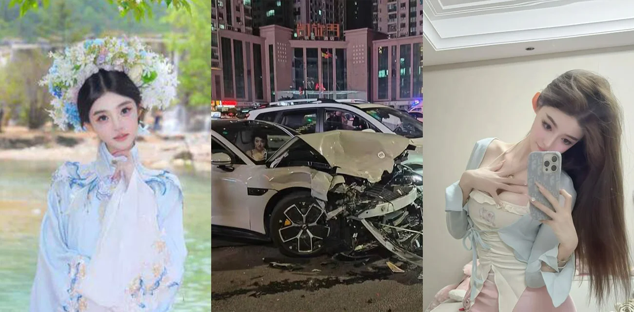 恐怖  郑州一小米SU7女车主连撞17车   装完车第一时间是想着拍视频发抖音！