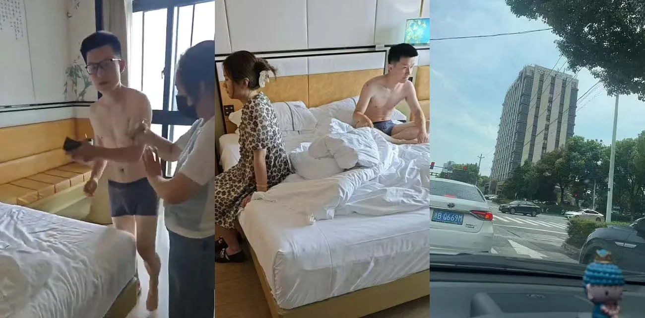 人妻少妇婚后出轨 绿帽老公群内招募勇士前去捉奸 现场视频被曝光