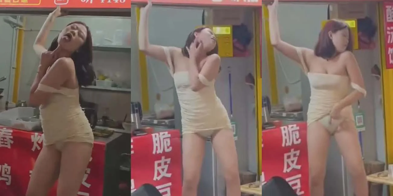 站街女转行新赛道？ 现在的小吃摊也这么卷了吗 吃个路边摊还有老板娘的骚舞助兴