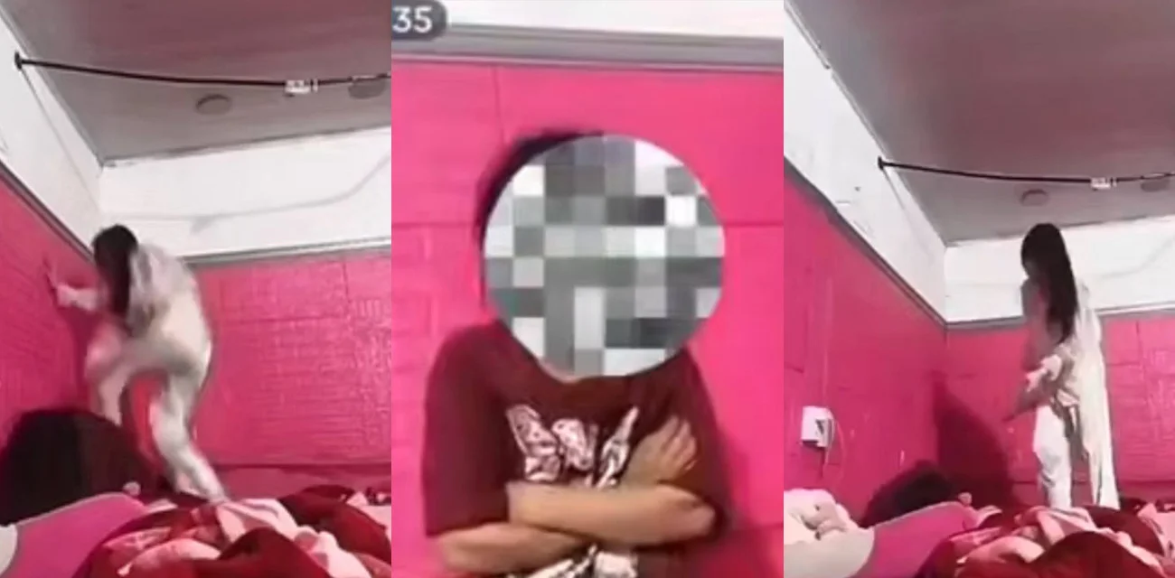 越南精神小妹直播被当场霸凌 畜生行径直播公然上演 真  哪里都有