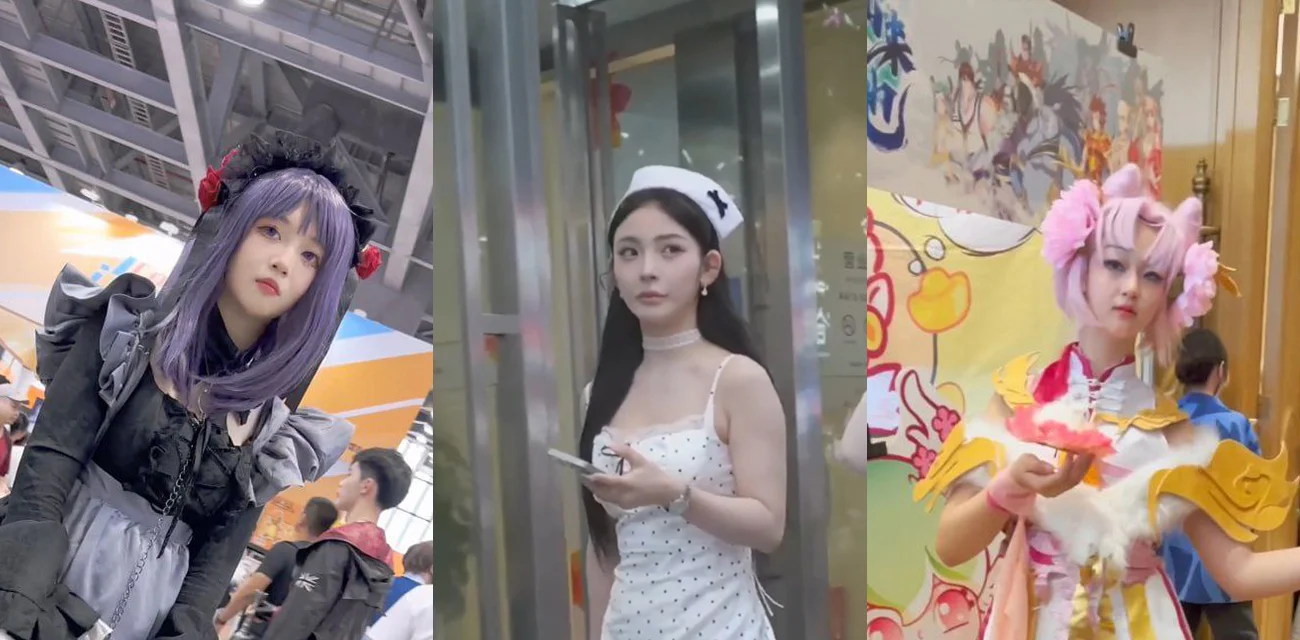 KFC最新抄底偷拍 漫展专场 各种COS嫩妹 裙底风光各种内裤看个够