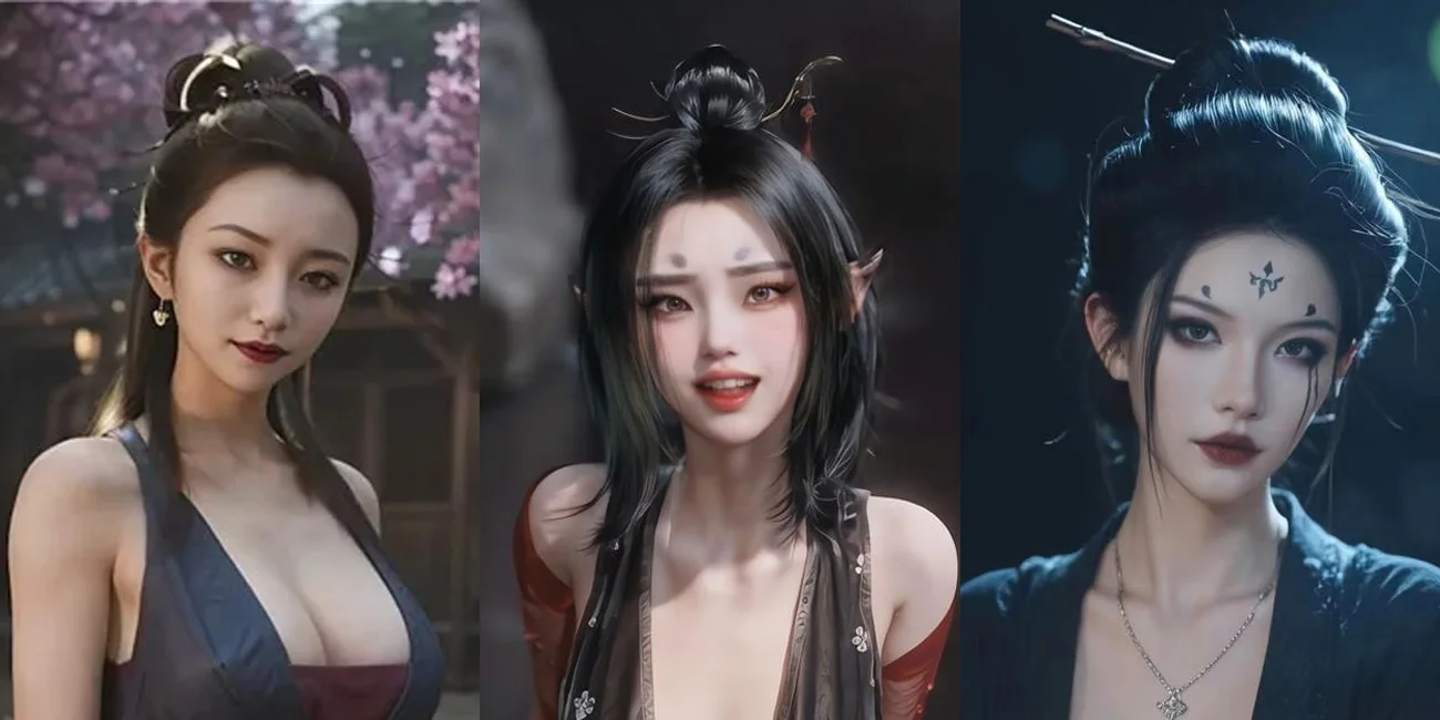黑神话悟空同人大作  四妹跟萍萍百合双飞视觉盛宴  巨乳此起彼伏 天命人一起去取精吧
