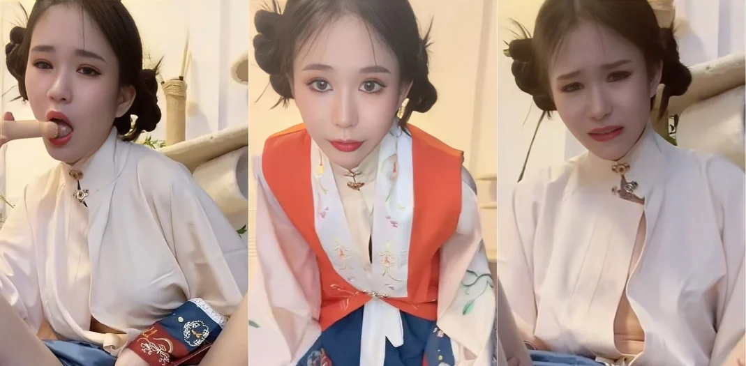 古装美人宵夜私密自慰全过程 古风反差女神真空上身肉丝露腿勾引 狂玩假鸡高潮