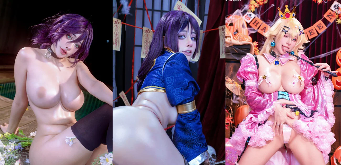 超人气Coser Byoru最新写真花絮大放送 性感爆棚cos桃子公主女巫 FGO僵尸源赖光还有电锯人蕾塞 情趣诱惑满分 身材曲线太犯规了