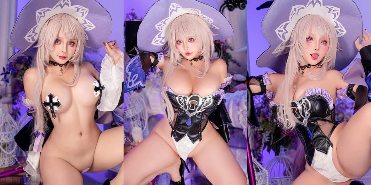 极品coser SayoMomo 星穹铁道大黑塔 巨乳与完美身材在镜头前大胆的展示