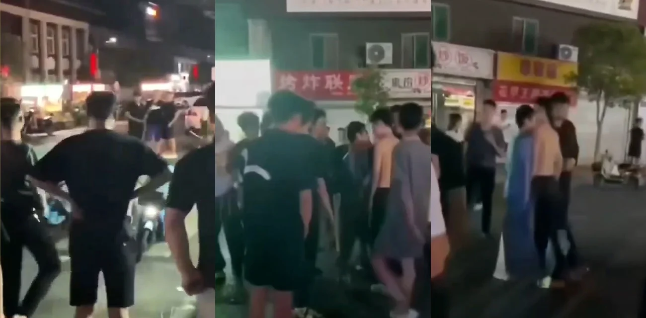 快手阿彪   叶县商业街被打事件 被采访数说 我阿彪从来不怕事!