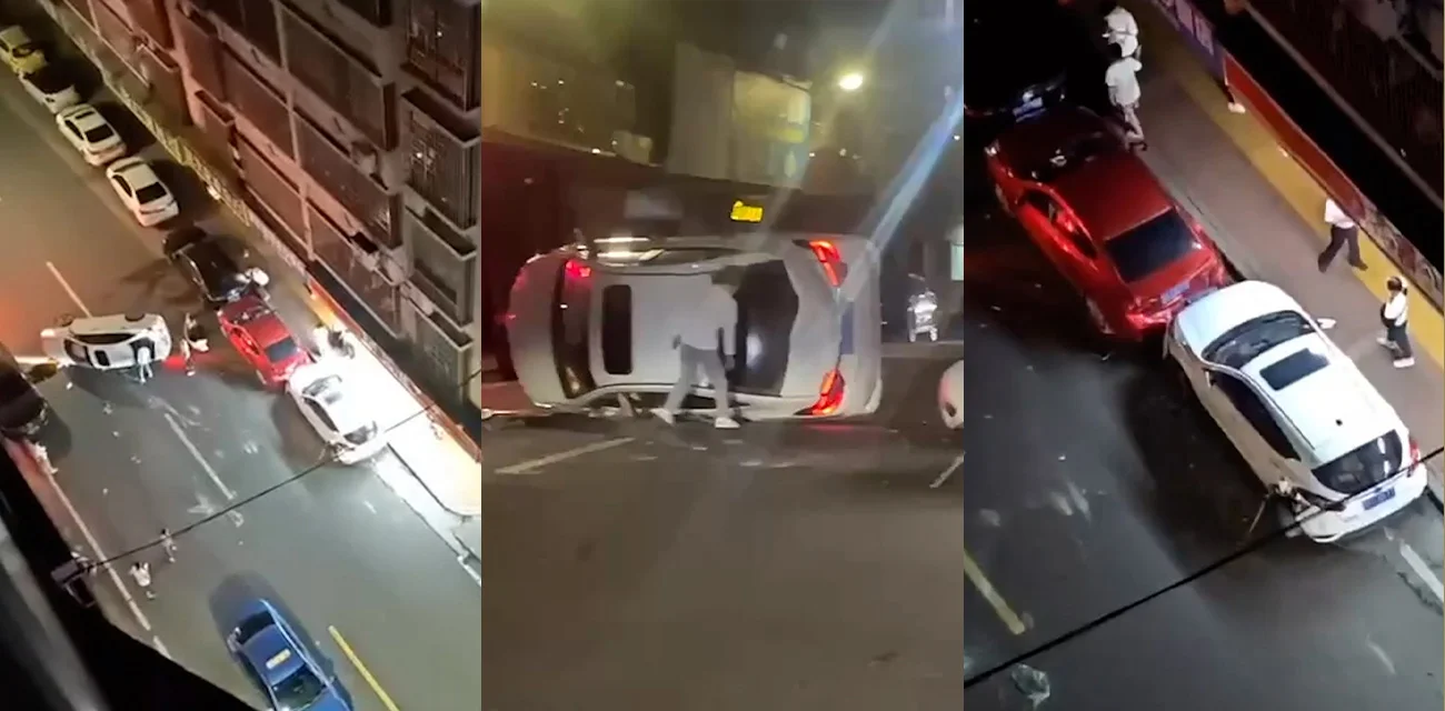 肇庆四会沙尾街道六一酒驾连环车祸引发热议 夜间撞人侧翻致多起伤亡事故
