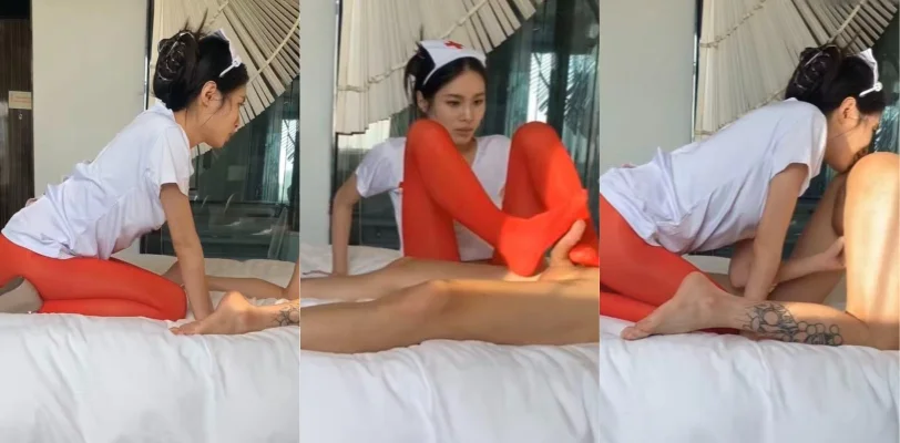 中原顶级炮王再操反差贱护士　白天端庄熟女脸　床上穿丝袜护士装骚成母狗