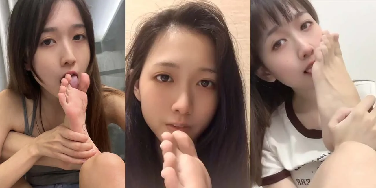 反差清纯小姐姐 被金主调教成骚母狗 摆出各种骚母狗的姿势舔脚 反差感真是拉满了