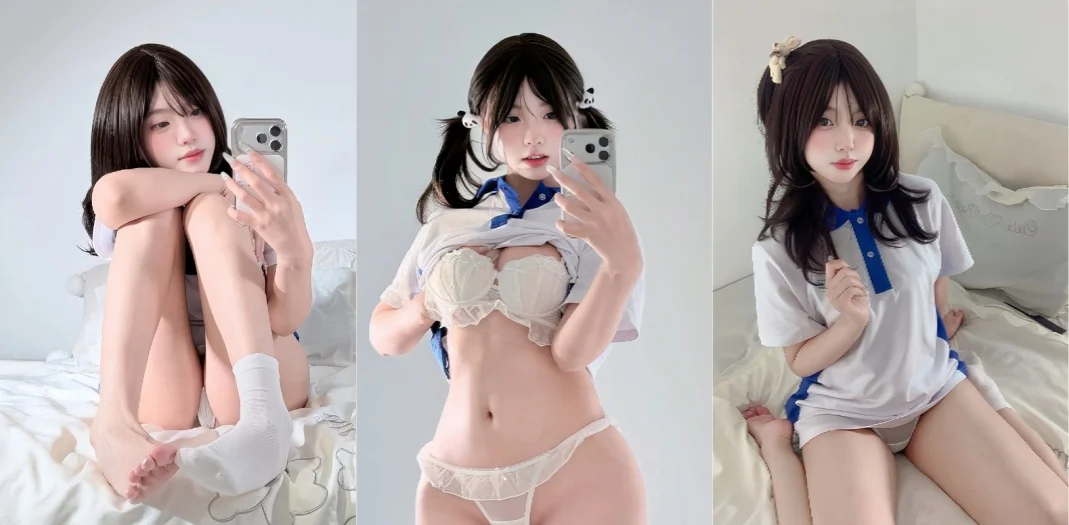 真宝校服学妹COS写真 极品嫩妹内裤勒逼玉足怼脸勾引 足控兄弟直接起飞