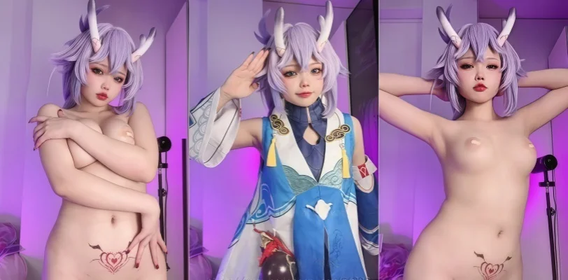 推特童颜巨乳福利姬小瑶幺幺 全裸COS白露 崩坏星穹铁道 小肚子魅魔纹身激情裸舞扭动 福利爆表太会玩了！