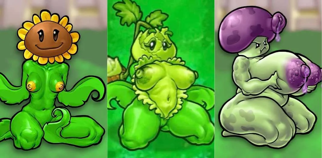 植物大战僵尸二创彻底跑偏 童年经典被魔改成色情猎奇版 回忆越来越黄了！