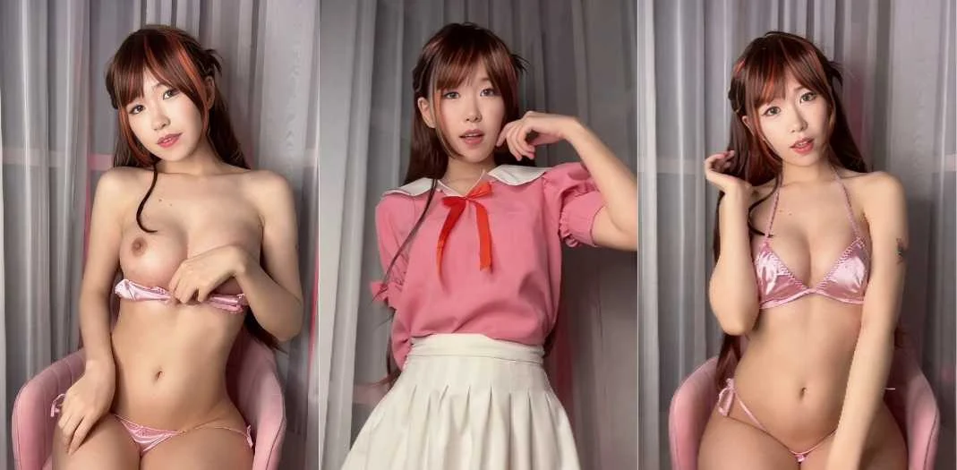 极品骚妹COS水原千鹤擦边写真 甜美女神在线脱衣勾引谁顶得住