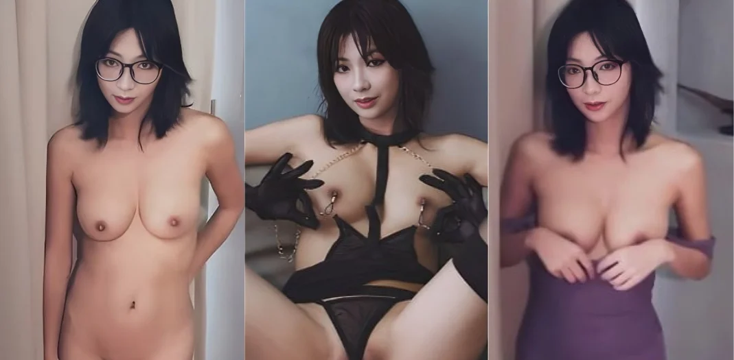 反差福利姬谷鲤里全裸测评原味内衣内裤 眼镜骚货一件件试穿并贩卖 还送大尺度裸体写真！