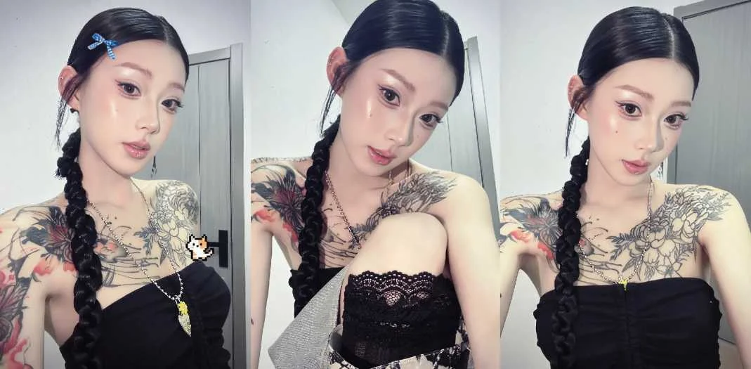 极品纹身精神小妹私拍泄密 极限1V4 一轮下来逼都被操成鸡巴的形状了！