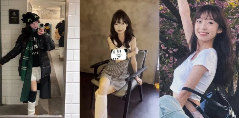 渣女曝光 女友雷纷纷表面清纯背地出轨约炮！瓜子脸初恋女神私下夜店约炮 黑丝开裆骚逼被内射！