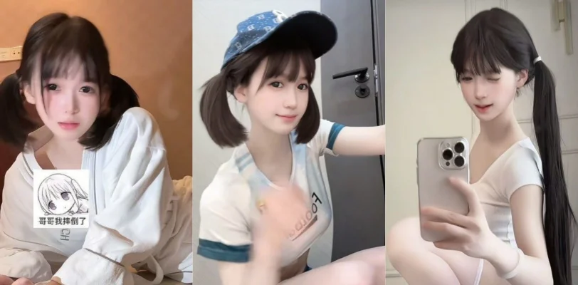 抖音网红 萌小栖 炒股破产后下海做福利姬 沦为金主玩物私密自拍合集曝光