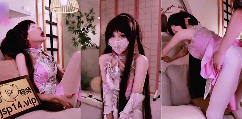 兔美酱 日式公寓白丝COS女被炮友玩脚开档丝袜猛干到潮吹 女主骚样看的人欲火焚身