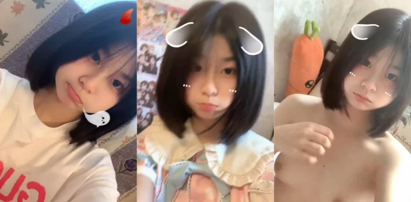 俏皮短发眼镜娘 乌萌萌 人设大翻车 会员专属私拍流出真相越扒越惊心！