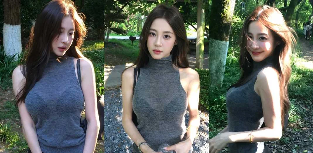 成功拿下继姐 户外小树林里她自己扭着大肥屁股求操 第一次就被我内射了！