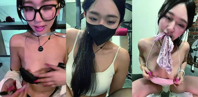 健身房无人时ST站高颜女神 佳佳 大开秀场湿透内裤道具自慰喘息不停反差极致