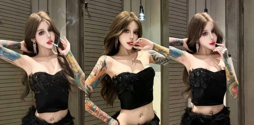 约炮反差纹身妹酒店激战 长得超像我英语老师家闺女 这他妈不得干死她！