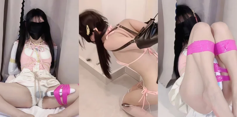 重口猎奇 你线上的小m母狗 超紧股绳失禁特辑 各种你见都没见过的SM道具不停的刺激小母狗！